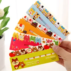 1pcs Cartoon Sticky Note Post Stick Marker Memo Stickers Bookmark Cute Animal Cat Dog Stationery Office School Supplies A6754