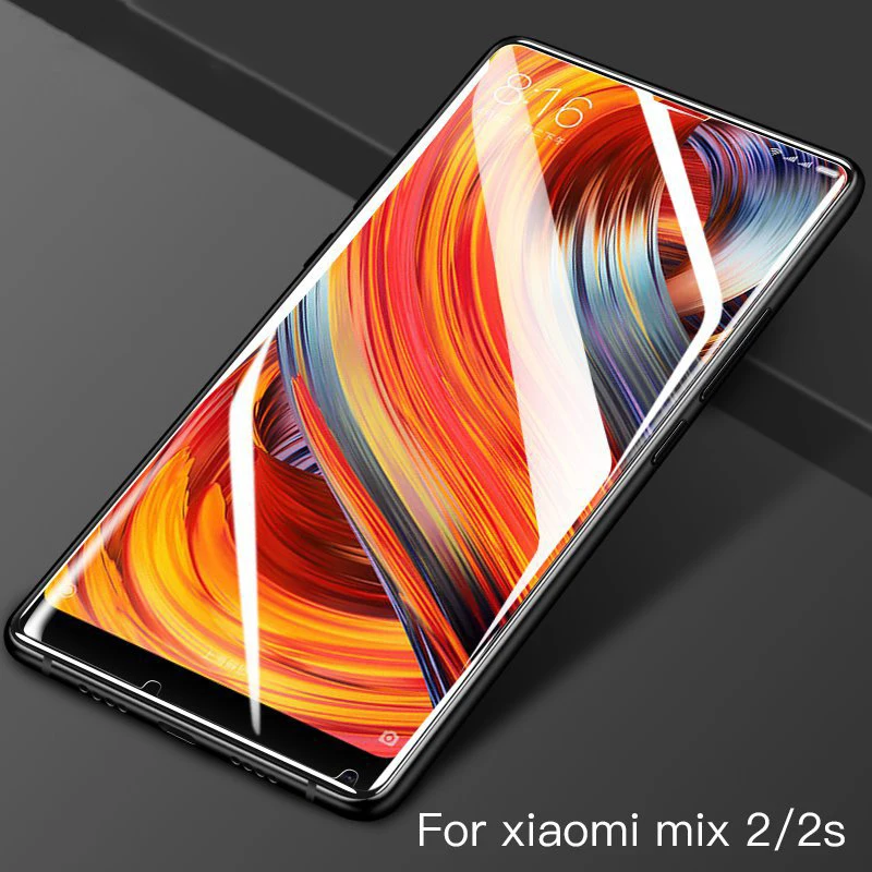 3D full Cover Tempered Glass For Xiaomi Mi MIX 2 2S Screen Protector glass xiomi mi mix2s mix 2 s 3D protective film Cover Case