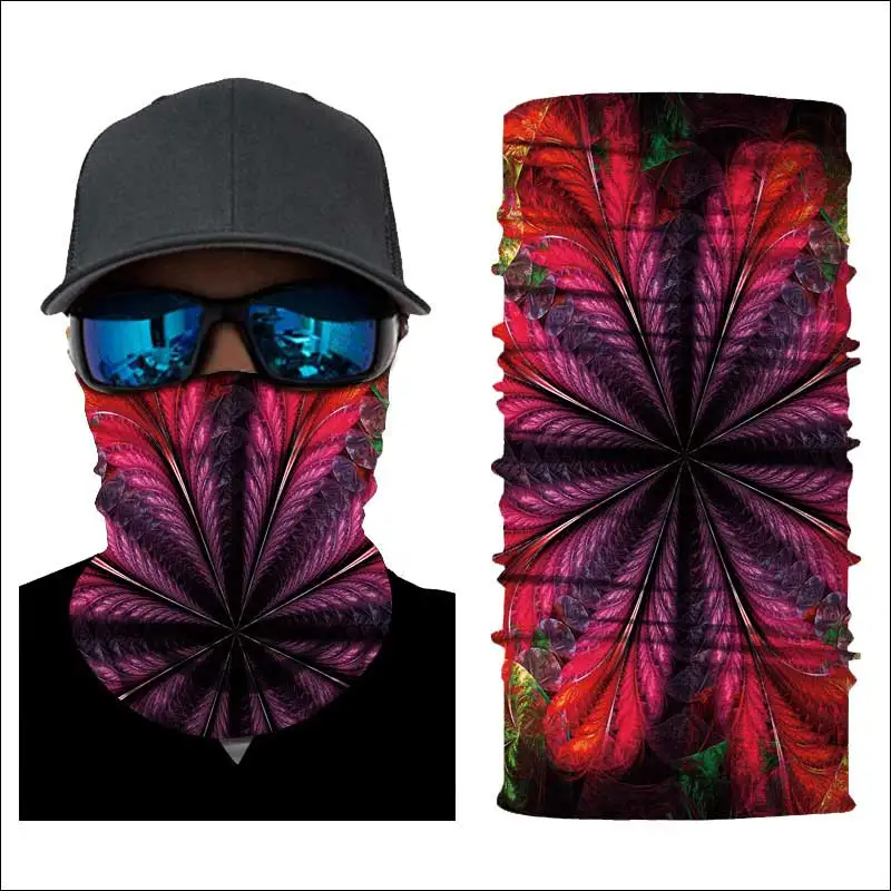 Snowboard Balaclava Neck Gaiter Face Shield Motorcycle Face Mask Summer Sun Bicycle Ski Skull Half Face Mask Ghost Scarf Multifu
