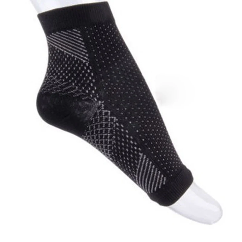 Soft New Fashion Unisex 1 Pair Compression Warm Open Toe Nylon Tight Casual Socks Recovery Socks  Protect Arthritis Heel Socks