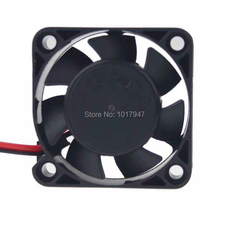 2 PCS LOT Gdstime Mini DC 5V 2Pin 4cm 40mm x 10mm 4010B Ball Bearing Brushless Cooler Heatsink Cooling Fan