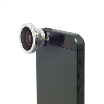 Orbmart Có Thể Tháo Rời 180 Góc Cá Mắt Ống Kính Mắt Cá Dành Cho iPhone 5 5 S 6 6 S 6 S Plus HTC Samsung Galaxy S5 s6 Note 3 Xiaomi Redmi Meizu LG