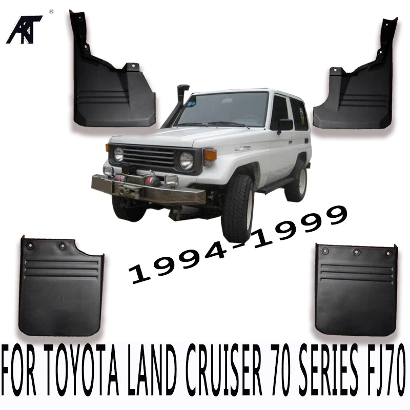 Car Mud Flaps Car Mudflaps Mudguard FOR Toyota Landcruiser Pickup FJ70 J79 Vehicle 2007 Mud Guard Set Car Mud Flaps