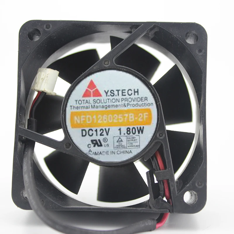 Original genuine NFD1260257B-2F 6025 12V1.80W cooling fan