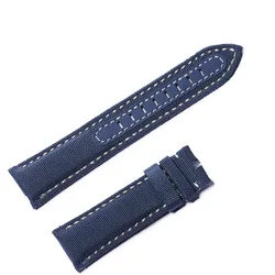 Reef Tiger/RT Top Quality Black Nylon Leather Watch Strap for Men Nylon Strap Dive Watch Band Free Shopping RGA3035