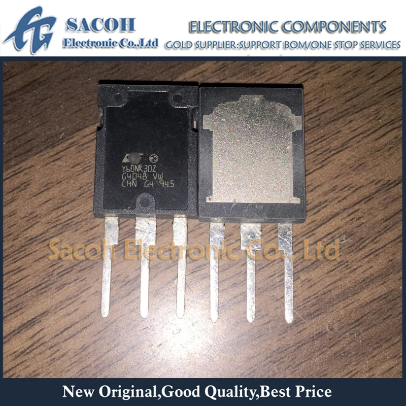 

Refurbished Original 2Pcs/Lot STY60NK30Z Y60NK30Z Y60NK30 OR STY60NA20 Y60NA20 Max247 60A 300V Power MOSFET Transistor