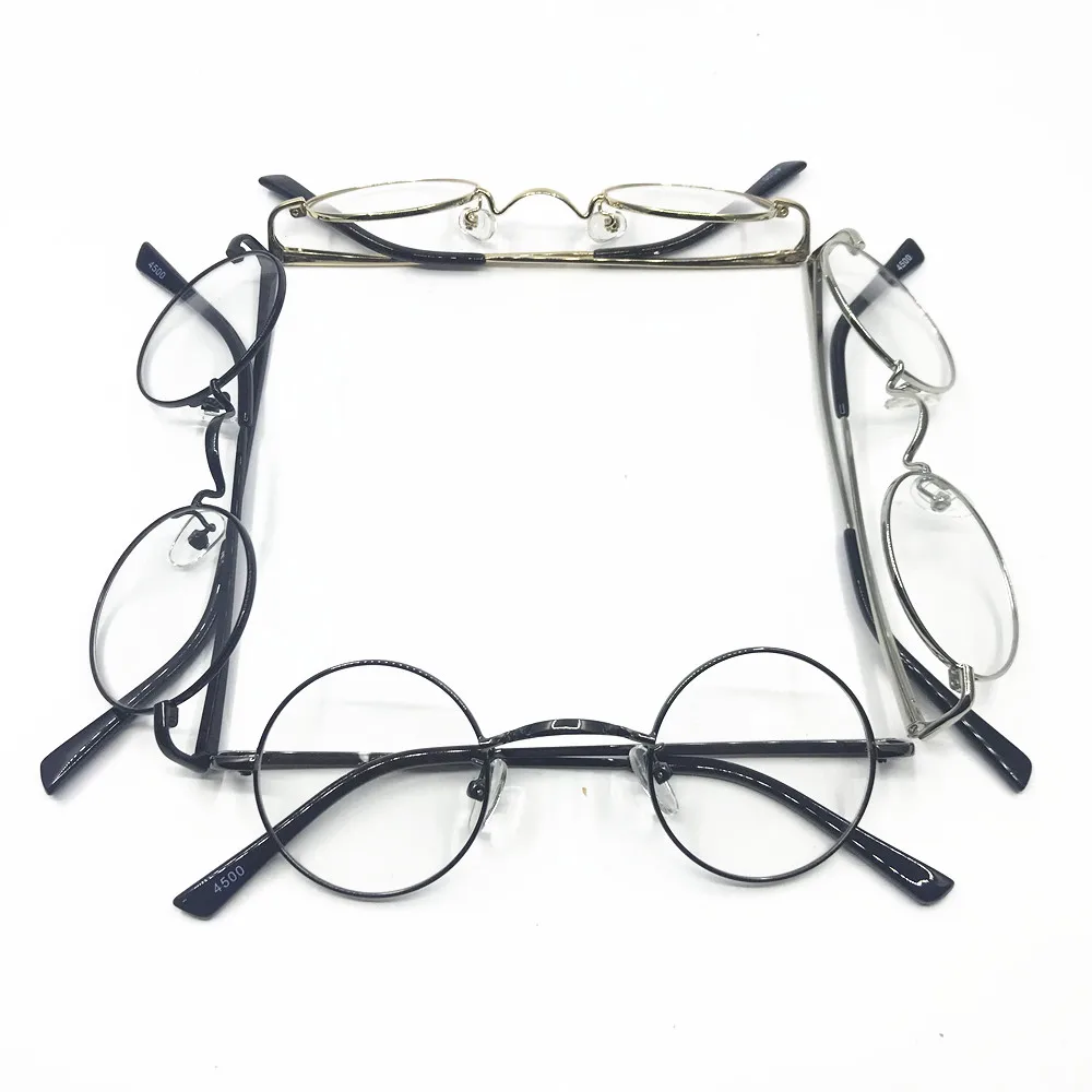 Vintage 40 43 45mm small Round Spring Hinges Eyeglass Frames Full Rim Good Quality Rx able