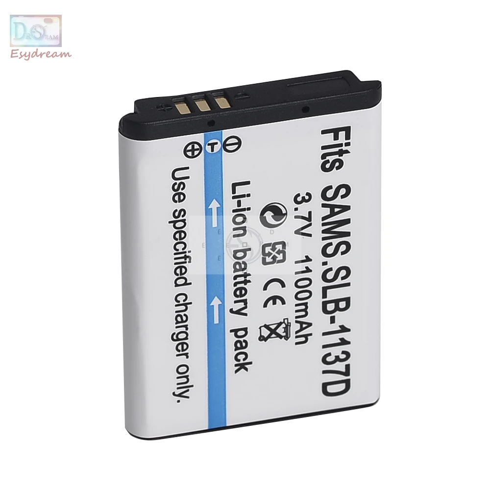 1137D SLB-1137D Camera Battery for Samsung DigiMax L74 L74 Wide i100 85 i80 NV24 NV30 NV103 NV40 NV106 PM191