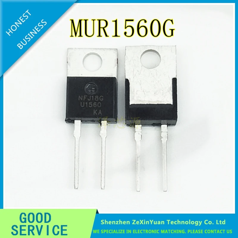 

10 шт./лот MUR1560G TO-220 MUR1560 TO220 U1560