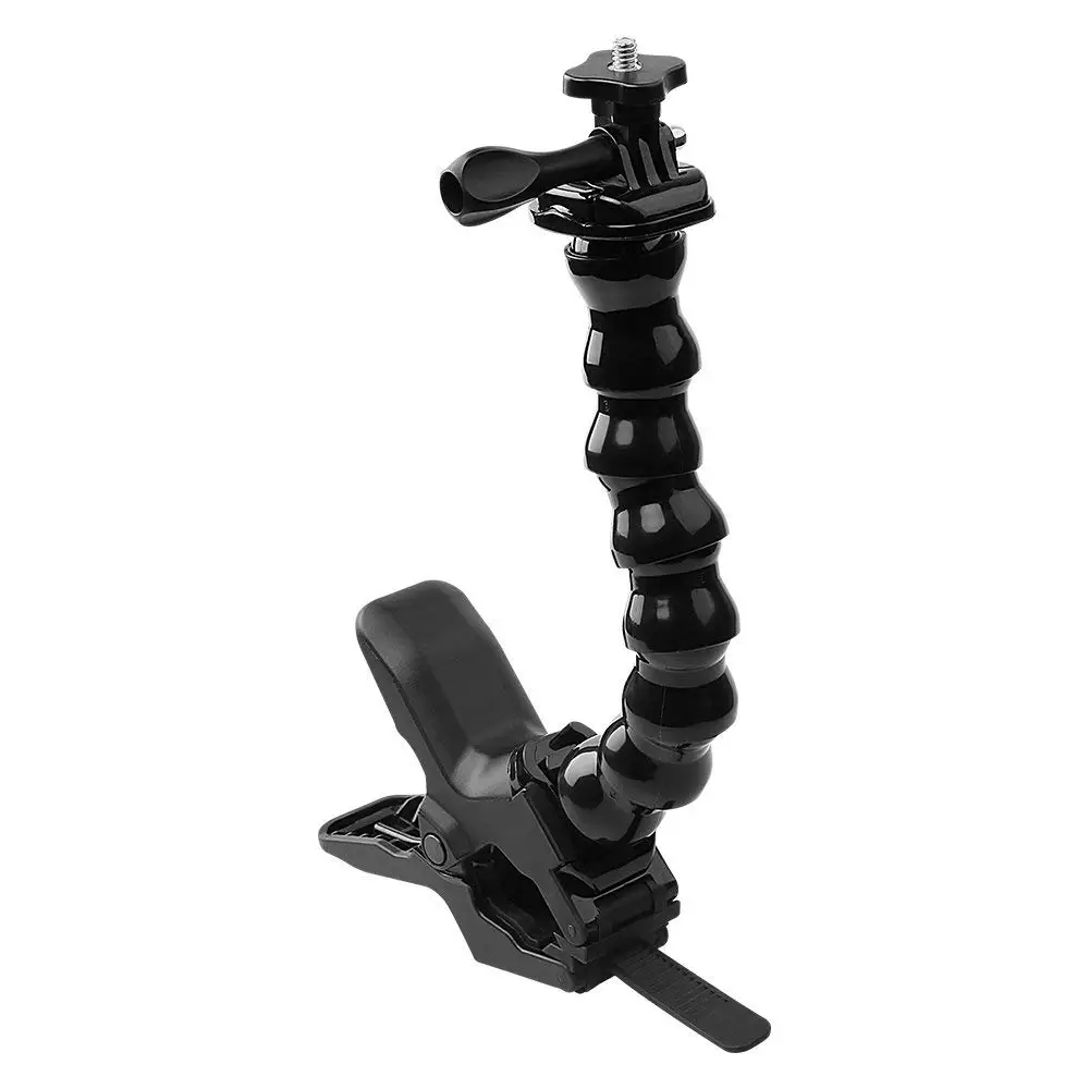 Aperto de montagem para garra de ganso, compatível com gopro hero (2018), fusion, hero 7, 6, 5, 4, session, 3 +, 3, 2, 1