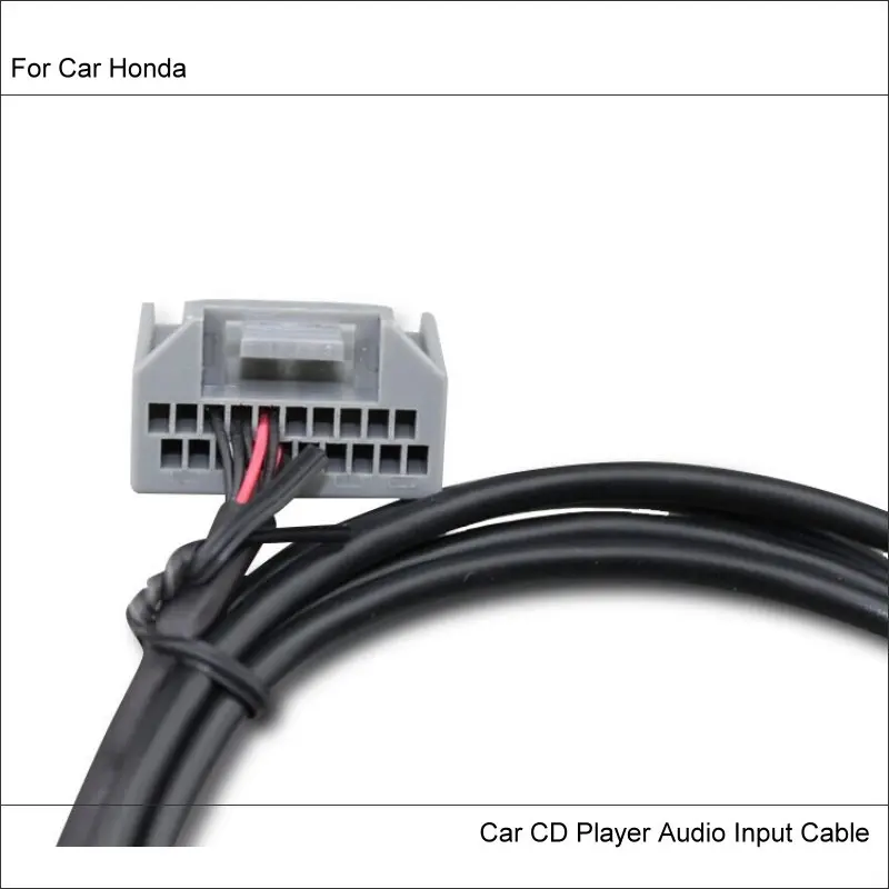 For Honda Civic Accord Crider Jade Original Plugs To AUX Adapter 3.5mm Connector Car Audio Media Cable Data Music Wire