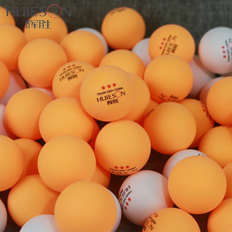 

Huieson 50 100 200Pcs 3 Star New Material Table Tennis Balls 40+ ABS Plastic Ping Pong Balls Table Tennis Accessories