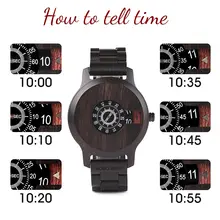 Men's Wooden Quartz Watch Luxury Gift #6