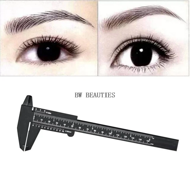 

200Pcs/Lot Microblading Reusable Makeup Measure Eyebrow Guide Ruler Permanent Tools Pretty Tattoo accesories