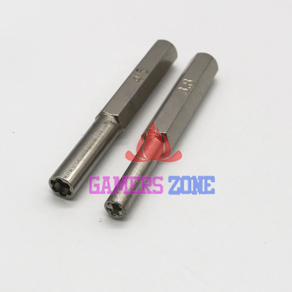 1 مجموعة = 2 قطعة لوحدة التحكم نينتندو وخرطوشة 3.8 مللي متر 4.5 مللي متر الأمن مفك مسامير لعبة بت ل N64 NES SNES