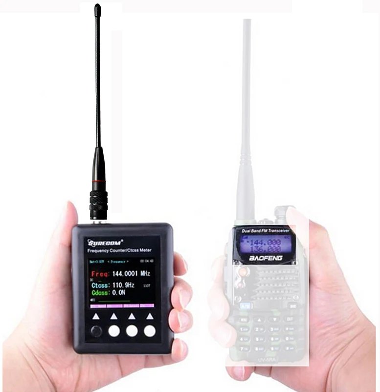 Nowy SURECOM Radio cyfrowe Tester 27Mhz-3000Mhz dekoder przenośny miernik częstotliwości dla Walkie Talkie Sf401 Plus CTCSS CDCSS miernik