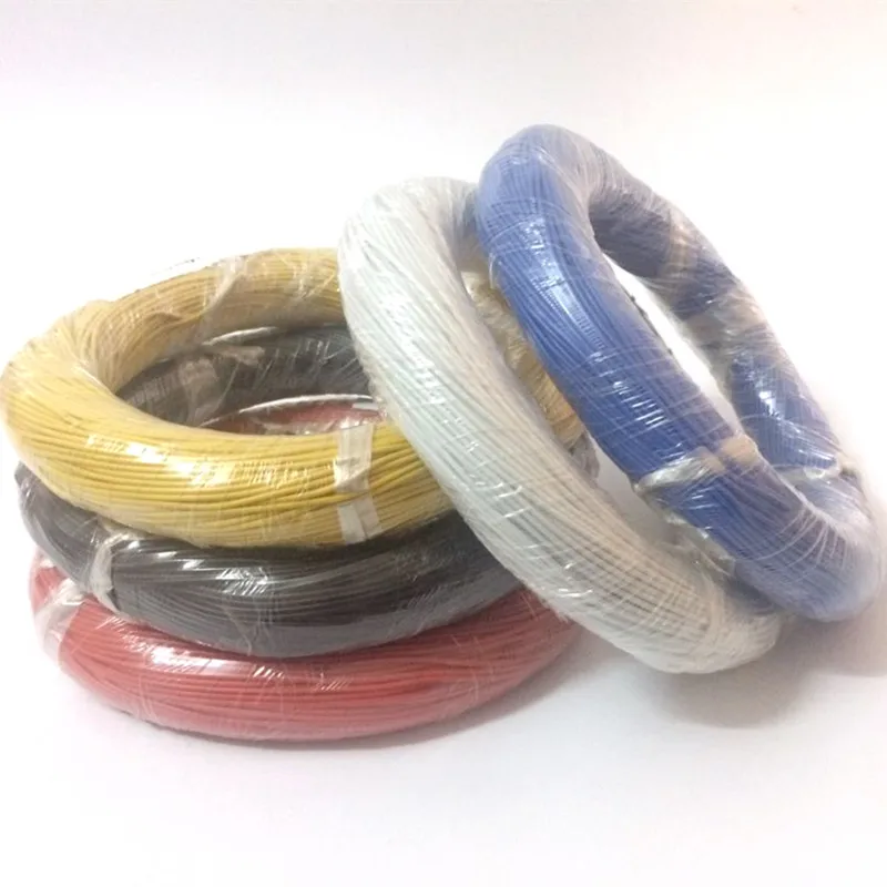 10M 18 20 22 24# 26 28 30 AWG Heatproof Soft Silicone Wire Ultra Flexible Test Line High Temperature Connect Cable For RC Model