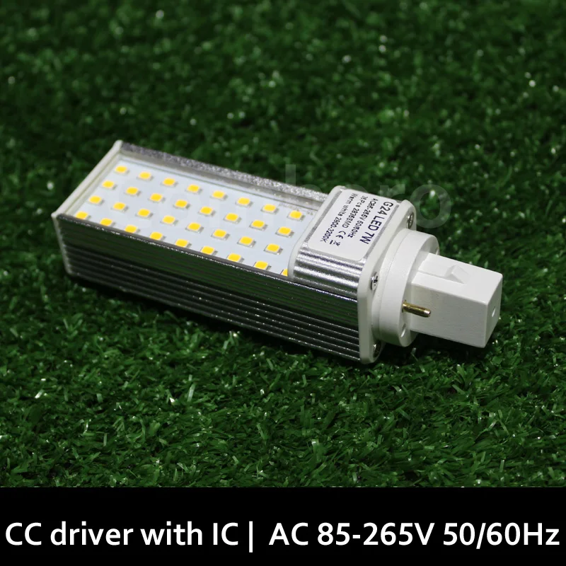 

g24 led pl lamp light 5W 7W 9W 10W 11W 12W Blanco Calido Lampara Bombillas PL LED SMD2835 5730 5050 LED Light 110V/220V 85-265V