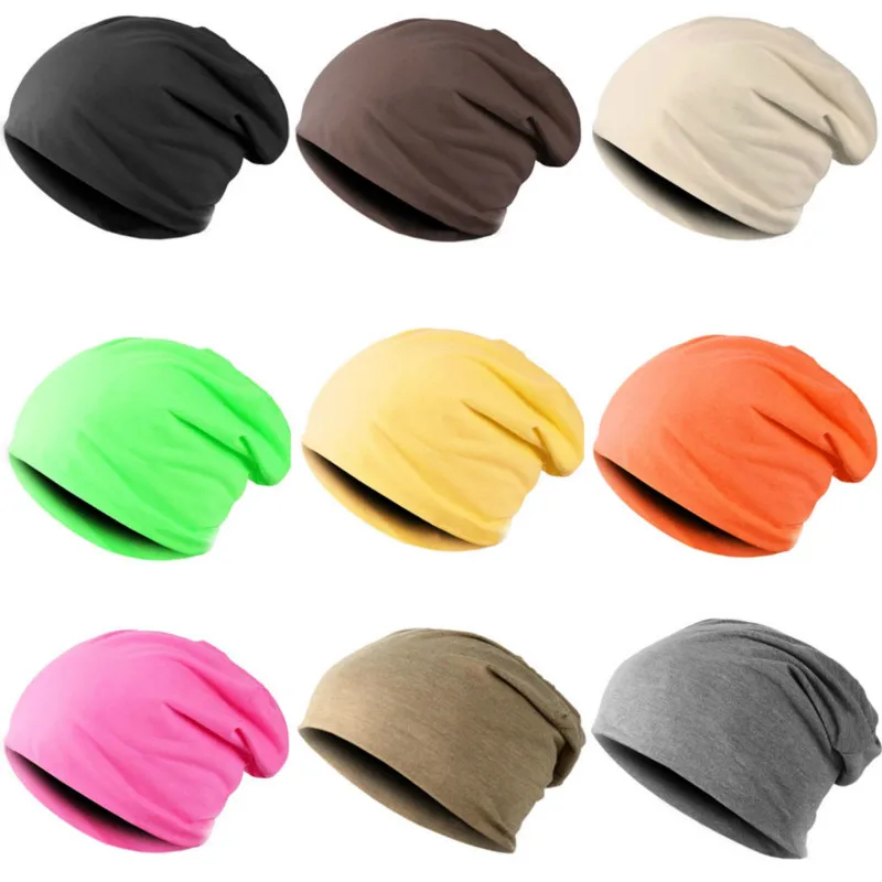 

New Fashion Men Women Beanie Top Quality Solid Color Hip-hop Slouch Unisex Knitted Cap Winter Hat Beanies Chapeu