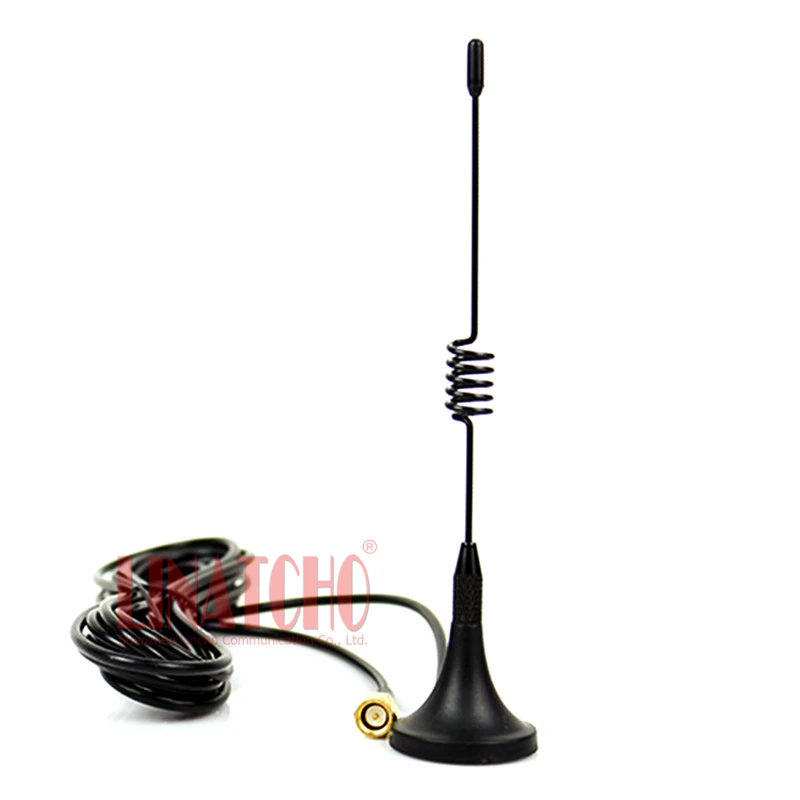 Connecteur SMA mâle avec câble RGAnthCable, radio UHF 433MHz, petite base magnétique, antenne omnidirectionnelle, 3m