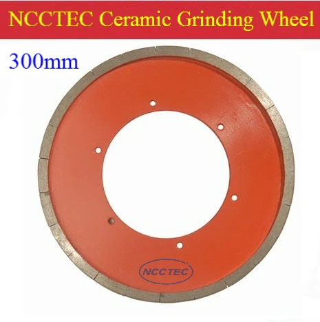 

12'' Ceramic edge Diamond grind plate 12CDG1 | 300mm DRY grinding Squaring Wheel