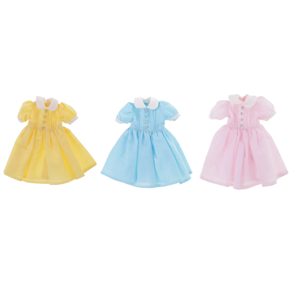 1/6 12‘’ Doll Lovely Fashion Costume Dress Skirt for Blythe Dolls Outfits Clothes Accessories for Kids Dressing the Dolls