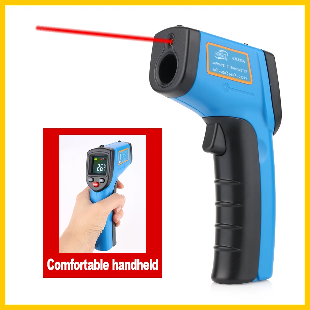 Handheld IR Thermal Imaging Camera Digital ColorDisplay Infrared Image Resolution Thermal Imager Camera GM333 GM333A BENETECH