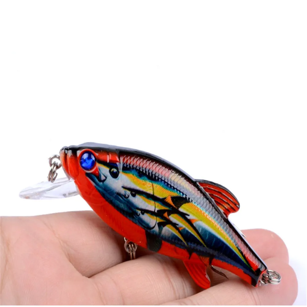 1pcs Group Crankbait Fishing Lure 10.9g 80mm Hard bait Wobblers Colourful     Minnow Fly Fishing Bait Carp Fishing Tackle