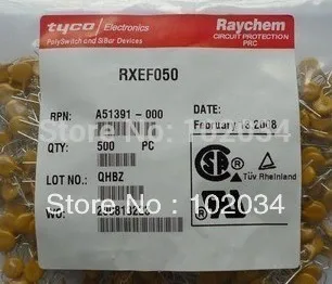 

1000PCS x RXEF050 X72 XF050 60V 72V 500MA PTC Resettable Fuse