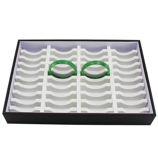 Hot Sale Luxury 40pcs Bracelet Holder Jewelry Organizer Storage Ornament Rack Showcase Watch Display Stand Jewelry Display Boxes