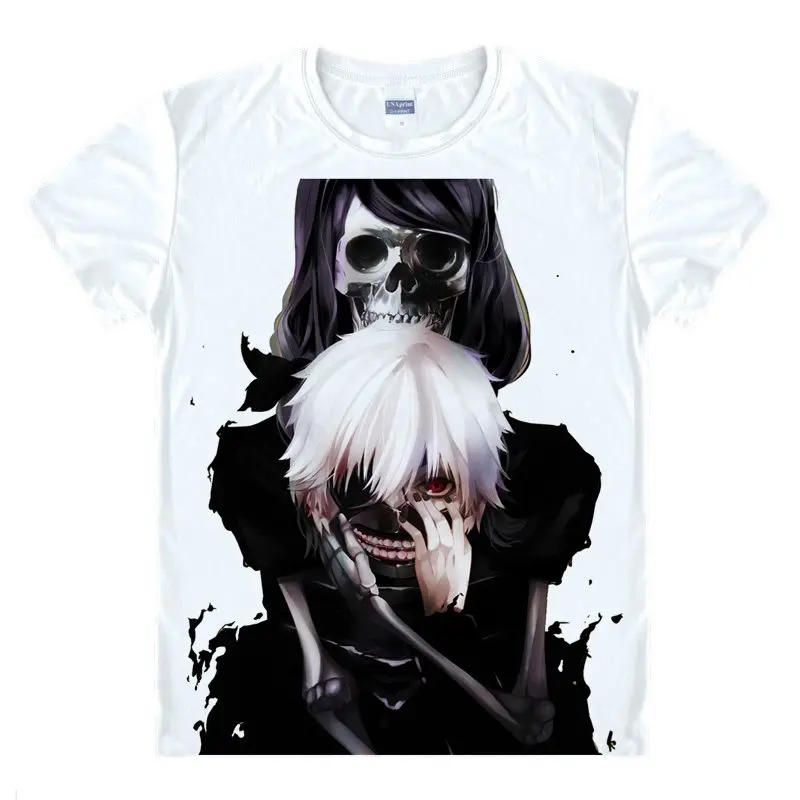 Ken Kaneki T-Shirt Counter Ghoul Shirt couple T-shirts Anime characters quick Drying Casual Shirts Janpanese Anime cute shirts a