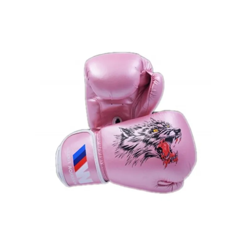 ProfessionalKids Boxing Gloves super fiber Muay Thai Guantes De Boxeo Free Fight mma Sandbag Training Glove  5 Colors