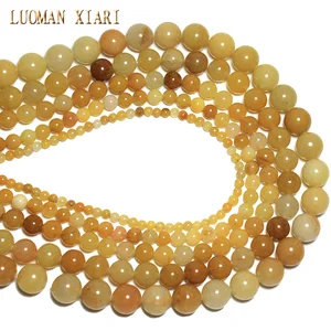 حبات حجر التوباز الطبيعية لصنع المجوهرات ، اليشم الأصفر ، فاصل دائري فضفاض ، سوار DIY ، مادة قلادة ، 3 مم ، 4 مم ، 6 مم ، 8 مم ، 10 مم أعلى 4 غلاف مبيعات Asus Z550S - No2