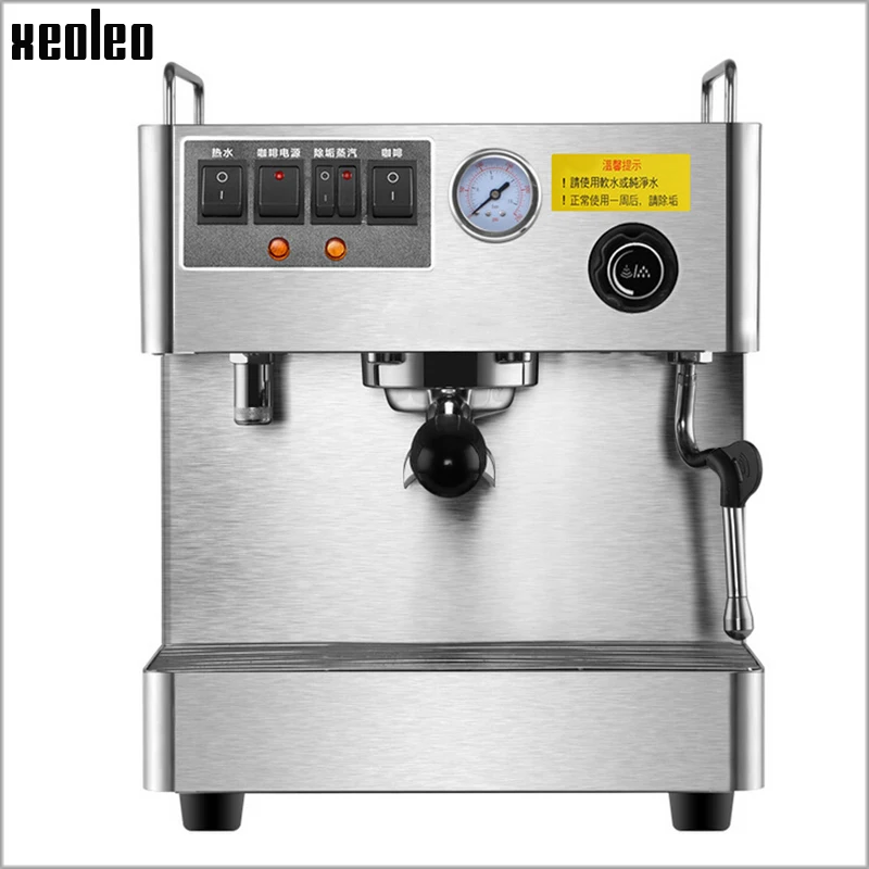 Xeoleo Commercial Espresso Coffee Machine Automatic Milk Froth Coffee Extraction Stainless steel High Pressure Espresso Maker