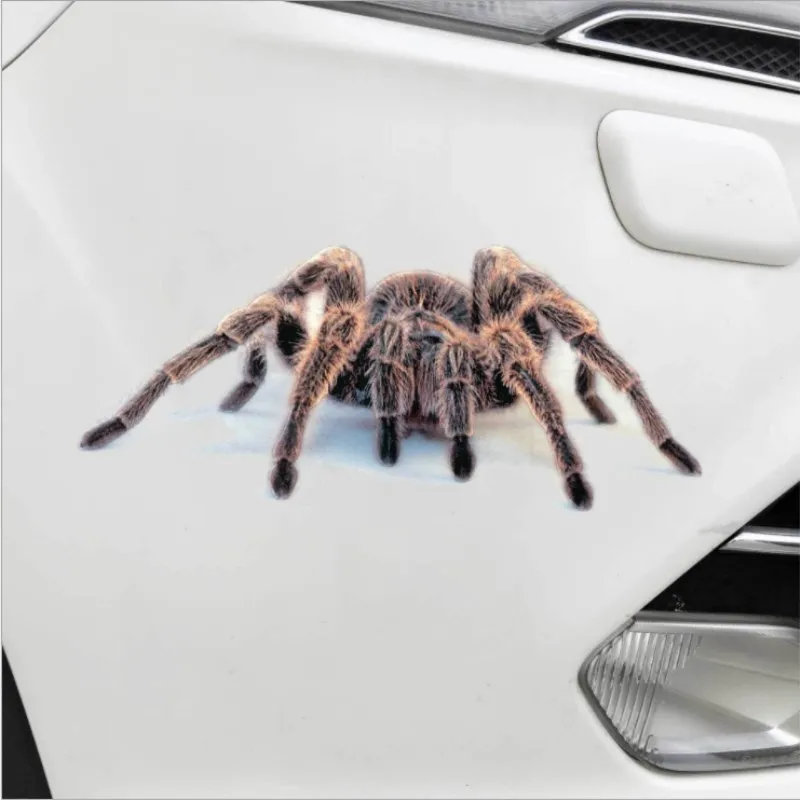 3D Car Stickers Decals Realistic Animal Spider Lizard Scorpion Classic Personality Waterproof Body Car Accessories