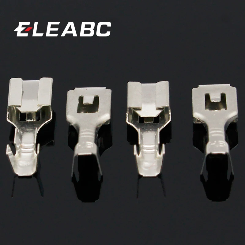 Crimp Terminal Female Spade Cable Wire Terminals for 6.3mm Connectors