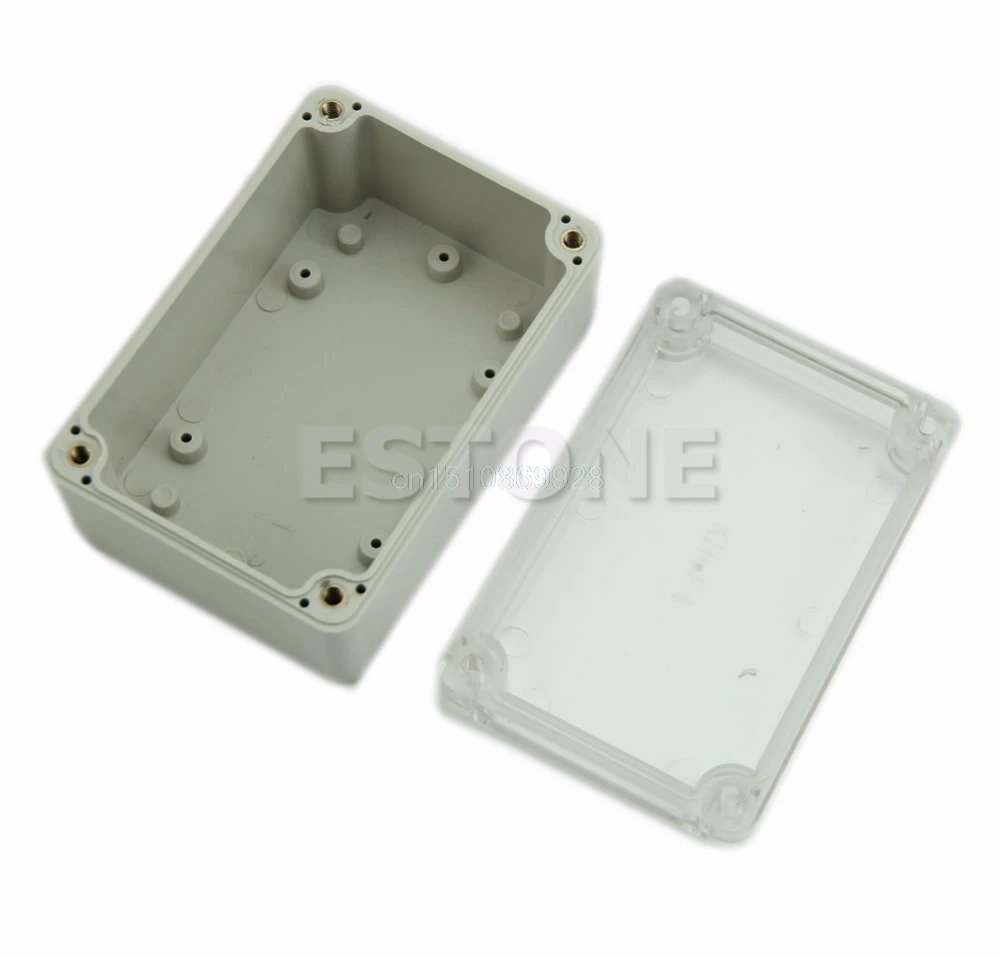 Plastic Enclosure Project for Case DIY Junction Box Waterproof Preventive for Case for w/Clear Cover Electrical Box Inst