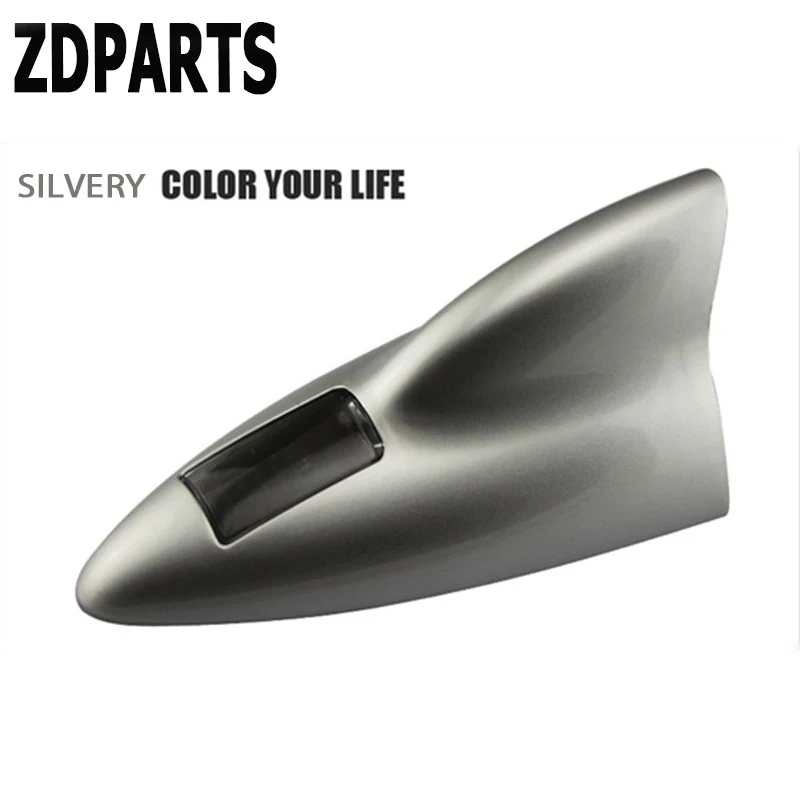 ZDPARTS Car LED Antenna Decoration Shark Fin Aerials 3D Cool For Suzuki Grand Vitara Swift SX4 Mitsubishi ASX Audi A 4 Fiat 500