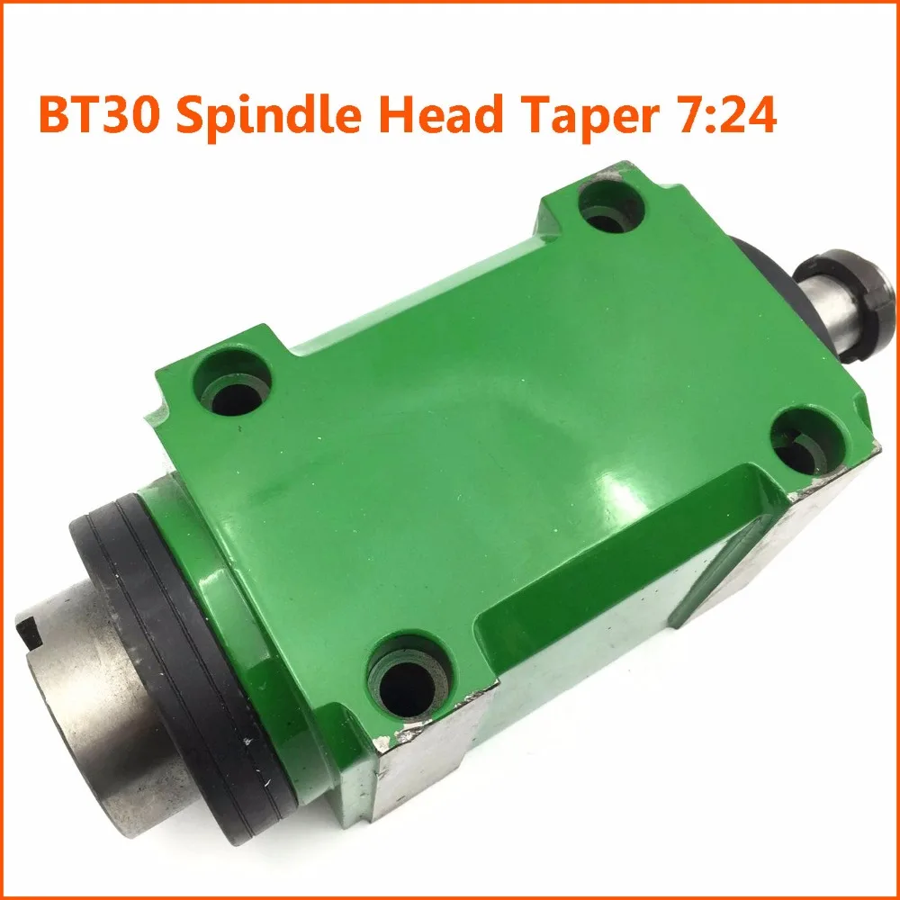 BT30 Taper Chuck 7:24 Spindle Unit 2HP 1500W Power Head 1.5KW 3000rpm for CNC Drilling Boring Cutting Machine Lathe Tool