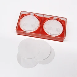 IKEME-Filtre à membrane CA, Nitrate de cellulose, 47mm, 50mm, 0,45 um, 0,22 um, 100 pièces