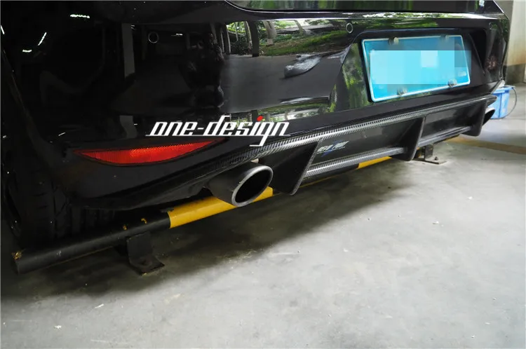 Fit for volkswagen  golf7 GTI  revozport Carbon fiber posterior lip spoiler