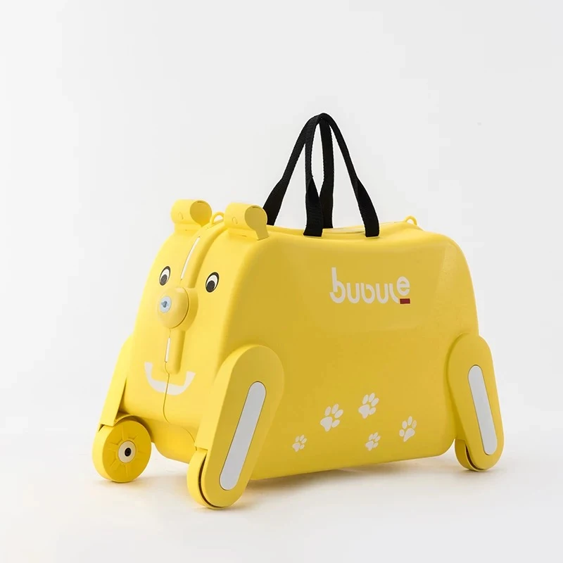 kids Creative animal locker baby Toy box rolling luggage Pull rod box Can sit to ride Travel bag trolley suitcase children gift