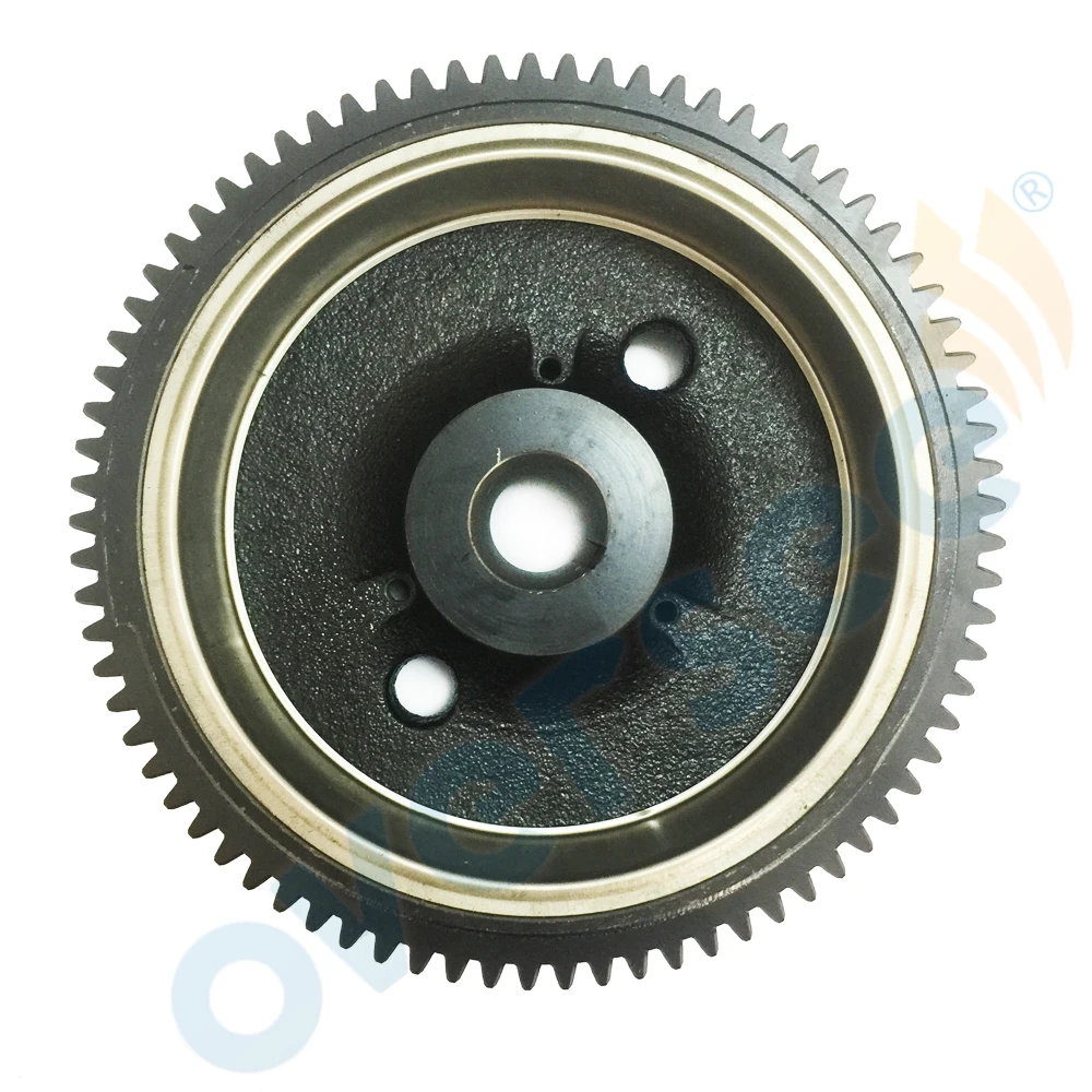 Flywheel Rotor 68T-85550-11 For YAMAHA Outboard Motor 8HP F8MLHF 4-STOKE 2001- later 68T-85550