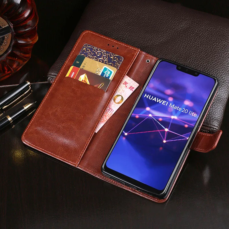 Etui z klapką do Huawei Mate 20 Lite SNE-LX1 Etui magnetyczne Skórzane torby na portfel do Huawei Mate 20 Pro UD LYA-L09 Mate20 Uchwyt na kartę — zdjęcie produktu 3
