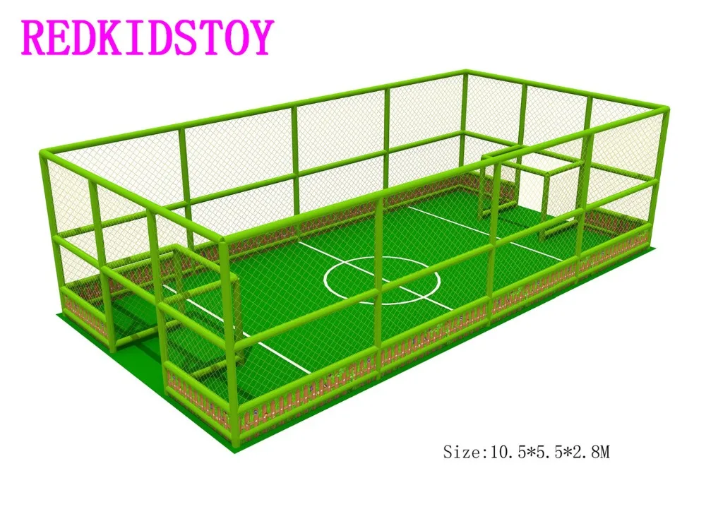 

Exported to Spain Children Indoor Playground for Soccer Kids Soft Indoor Playground HZ-81108