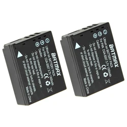 2 sztuk CGA-S007E CGA S007E S007 S007A BCD10 baterii aparatu dla Panasonic DMC TZ1 TZ2 TZ3 TZ4 TZ5 TZ50 TZ15 baterie