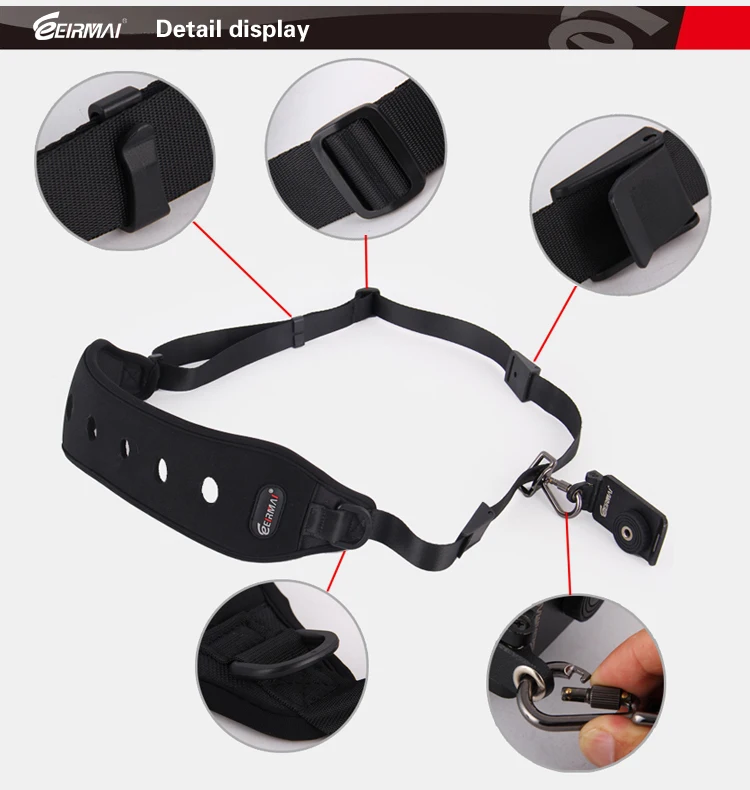 패션 퀵 릴리스 다채로운 카메라 스트랩 사진 스튜디오