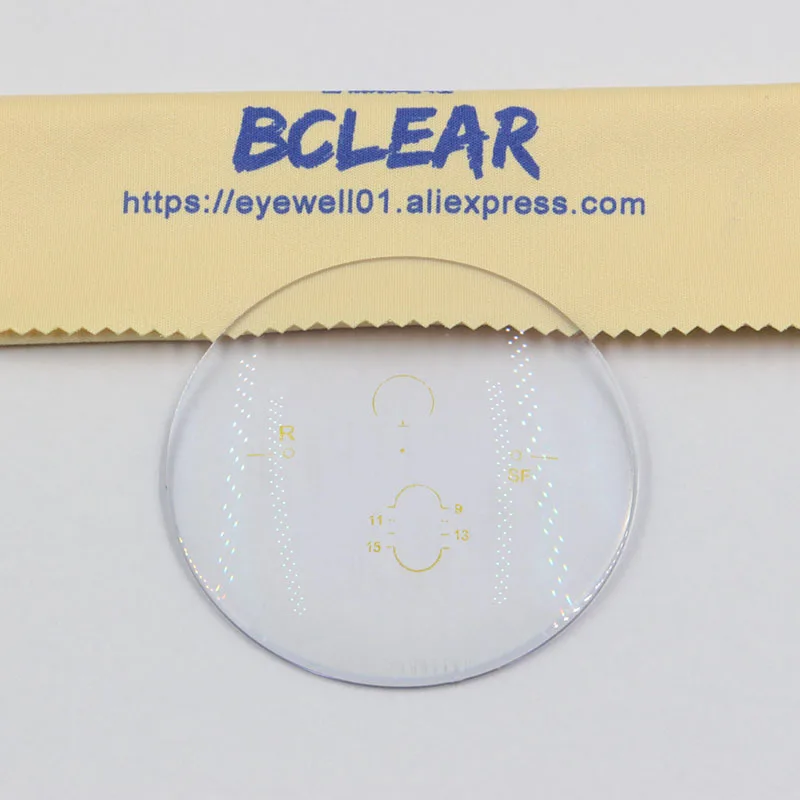BCLEAR 1.61 Index Free Form Inside Multifcoal Interior Progressive Glasses Lenses Prescription Customized Lens See Far and Near
