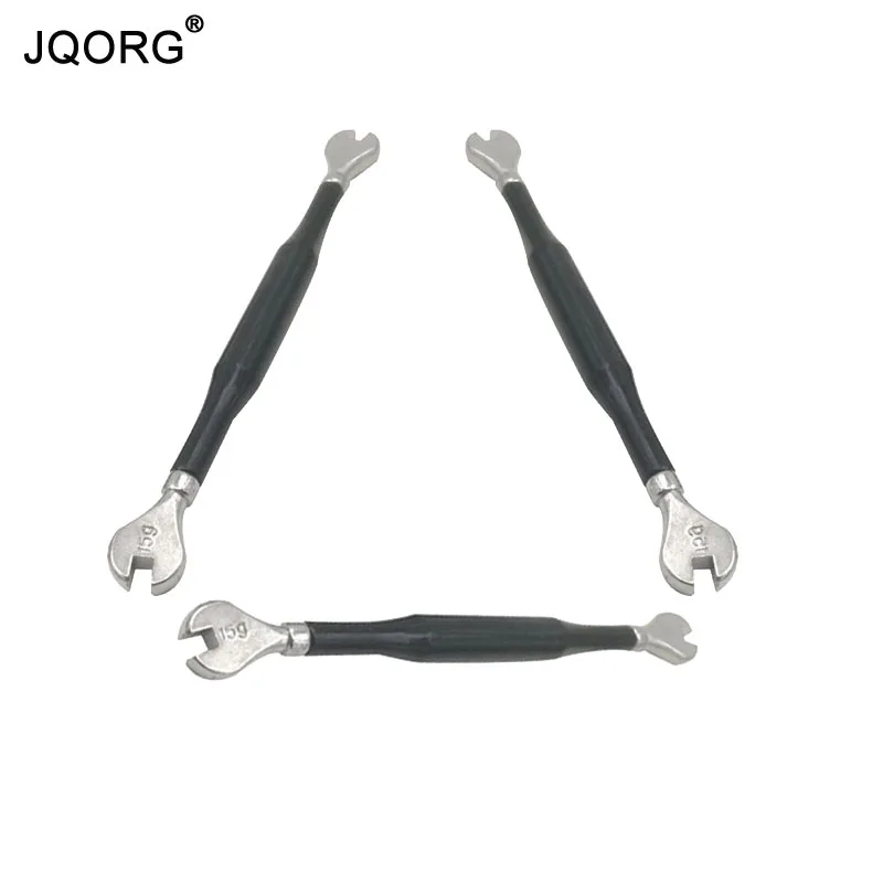 

JQORG Spoke Wrench 14G/15G Spoke Nipple Suitable Bicycle Hubs Use Spoke Wrench Cr & Vanadium Material Bike Spoke Spanner