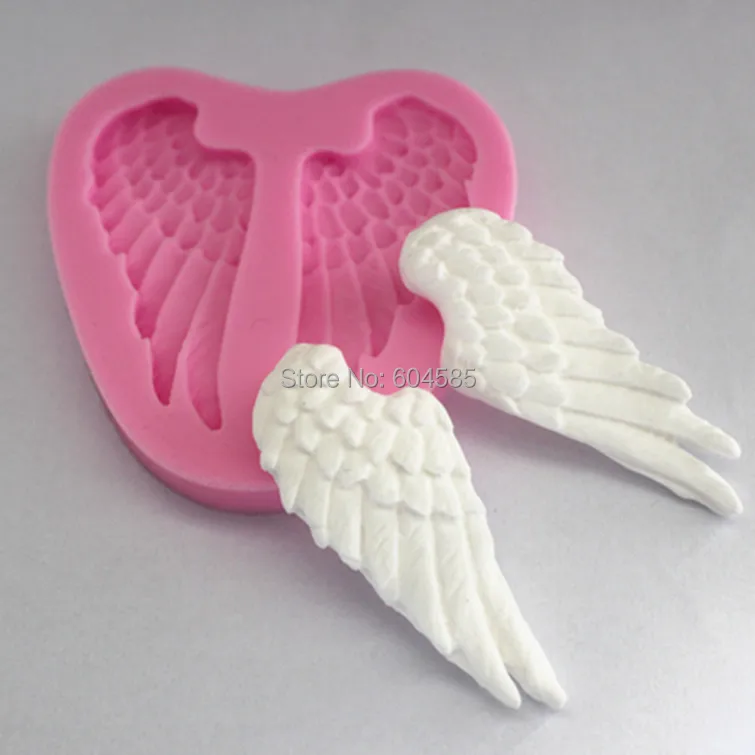 Silicone Angel Wing Fondant Silicone Sugar Craft Molds DIY Cake Decorating